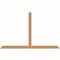 Ekena Millwork Portland Timber Gable Bracket, Western Red Cedar, 108"W x 68"H x 1 1/2"D x 5 1/2"F, 15/12 Pitch GBW108X68X0206POR00SWR - alternate 1